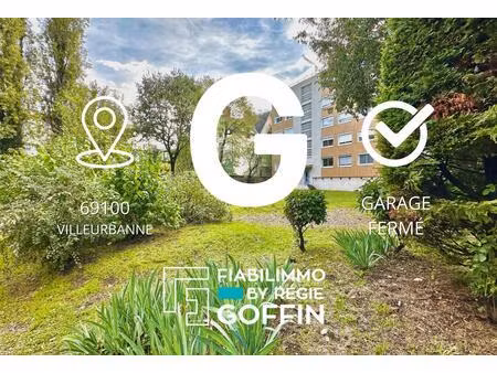 la doua - garage fermé avec rangement et électricité