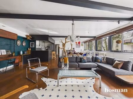 loft de 109 m² avec cave et parking - rue jules auffret  pantin