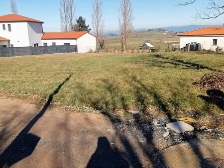 vends terrain  constructible et viabilisé