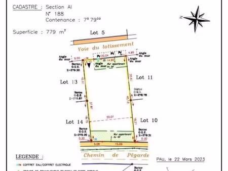 terrain 707 m² soumoulou