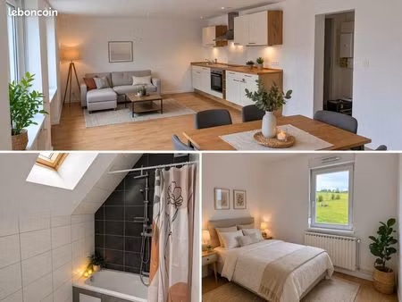 f4 lumineux 70 m² - chauffage compris dans les charges – idéal pour personne recherchant l
