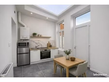 maison t4 entièrement rénovée - roubaix