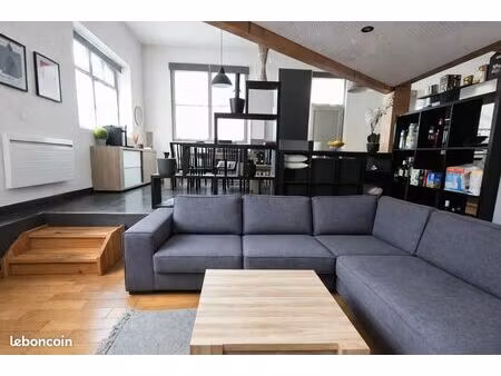 mouvaux/tourcoing - quartier blanc seau: loft t2