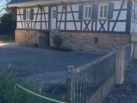 location maison individuelle à colombages