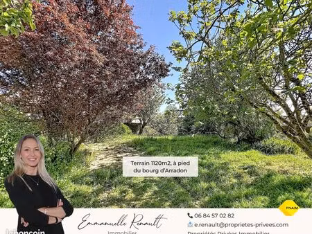 terrain 1 127 m² arradon