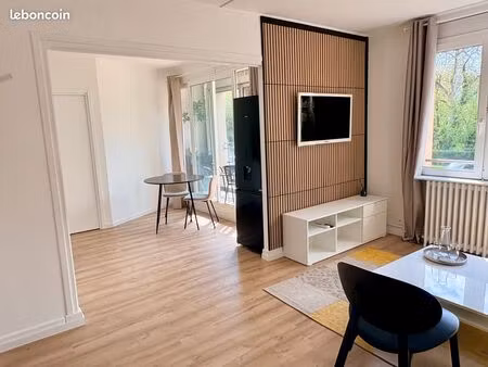 appartement meublé 1 chambre – 52 m² – thionville – 12 min à pied gare – parking – bus lux