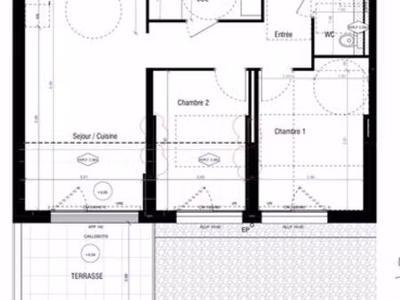 location t3 appartement non meublé vannes octobre 2026