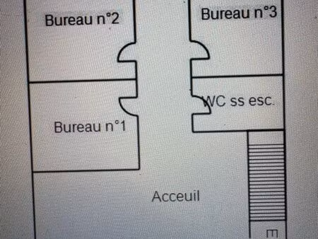 local cabestany rdc + 1er étage