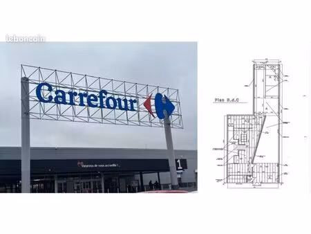 local commercial 186 m² metz