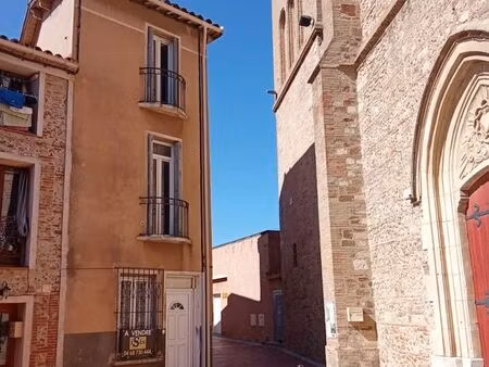 maison de ville centre village 76m2- 3 chambres- fort potentiel locatif-