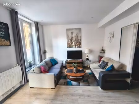 appartement 2 pièces 55 m² – lumineux – saint-maurice pellevoisin – proche gares