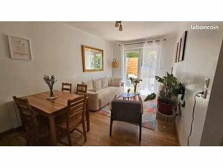 location mai - t2 lorient avec jardin