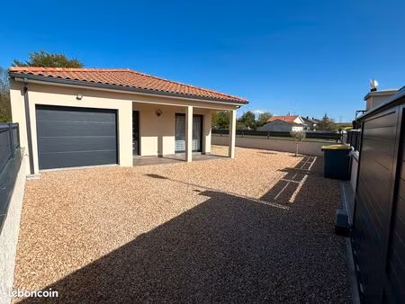 à 5 minutes d'issoire  maison de plain-pied 5 pièces avec terrain