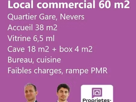 local commercial 60 m²