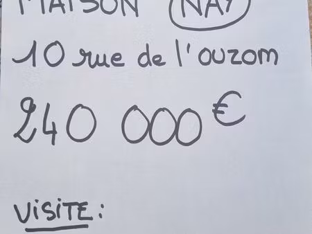 maison a vendre sur nay 64800