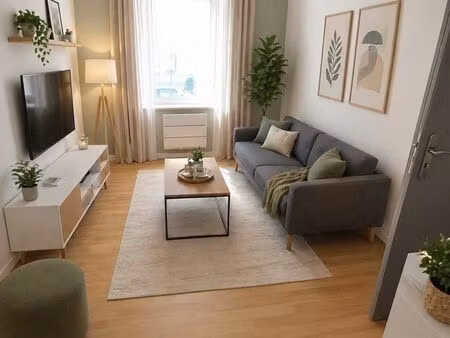 appartement f2 centre ville avec extérieur