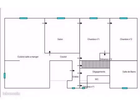 loue f4 cnetre ville