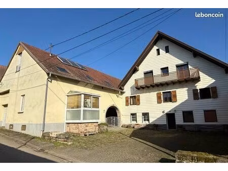2 maisons habitables dans un corps de ferme à moins de 30 min de strasbourg