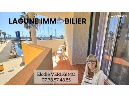 appartement t2 vue mer et port