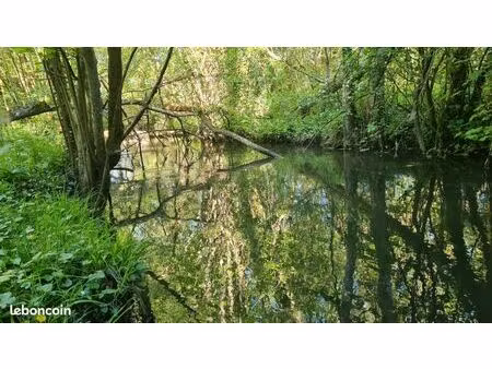 terrain boisé 4400m² avec chalet + bord de ruisseau