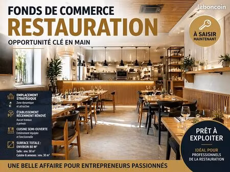 restaurant 80 m² bayonne