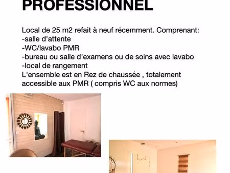 local professionnel rdc centre ville de nay