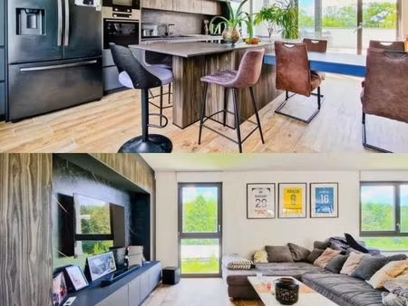 superbe duplex inversé 4 pièces – 96 m² – terrasse 35 m² – garage + parking – état neuf