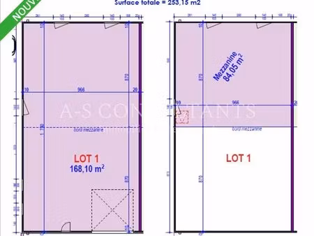 entrepot - logistique 253 m² arbin
