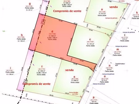 vente terrain juillan