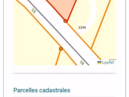 terrain à vendre la flèche