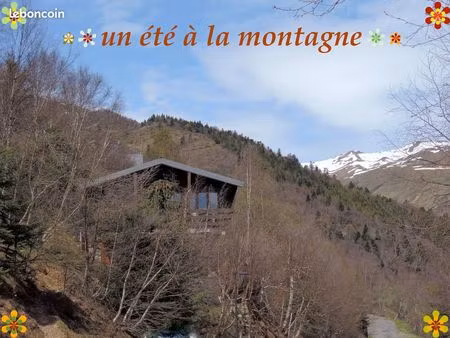 chalet au prix d un appartement saint-lary-soulan superbe vue sur les montagnes entouré de