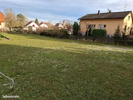 vends terrain de construction à habsheim