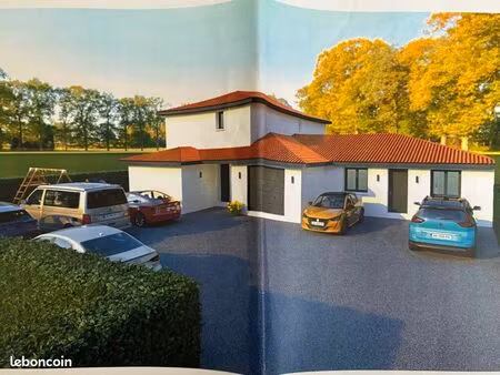 terrain 1000m2 + projet