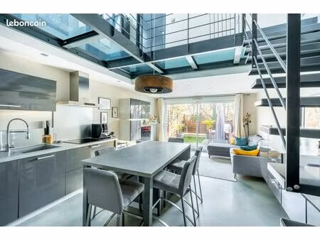 appartement loft avec terrasse – 78 m² – résidence sécurisée – craponne