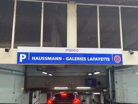 place de parking galerie lafayette