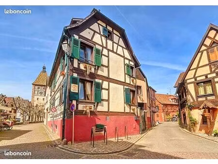a vendre maison alsacienne entierement meublee avec emplacement exceptionnel de 4 appartem