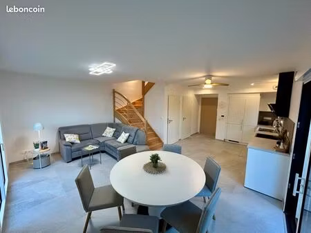 duplex avec jardin - parking