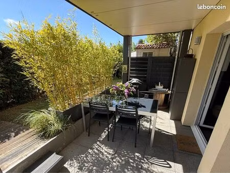 [rare] type 3 bis rez-de-jardin – esprit maison – 117 m² de jardin – label bbc