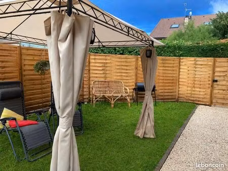 t3 neuf 2021 – chauffage sol – jardin 32m² – libre cet été – petite résidence 4 logements 