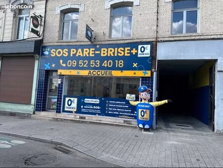 fond commerce pare brise