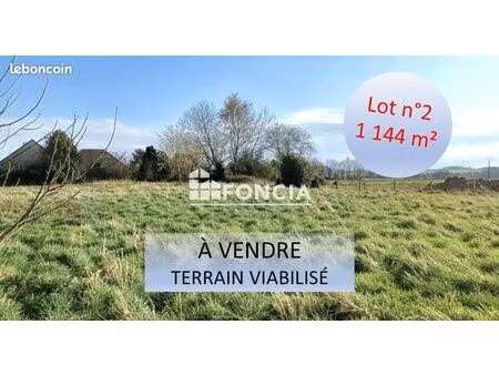 ? à vendre – terrain à bâtir de 1 144 m2 viabilisé ?