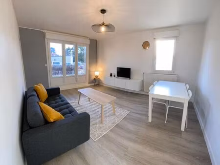 appartement t2 42m² rénové  meublé - résidence goya  le mans