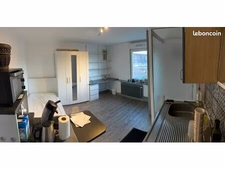 studio meublé lille hellemmes 15m²
