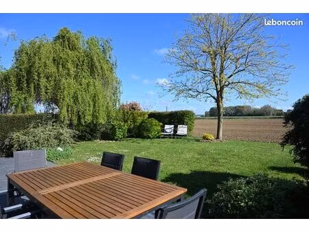 neuve-chapelle - à vendre - maison familiale de 110 m² sur terrain arboré de 700 m² avec g