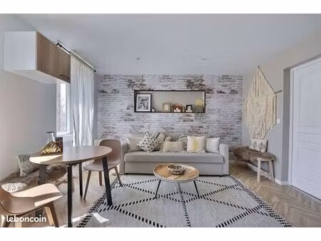 2 pièces meublé décoré