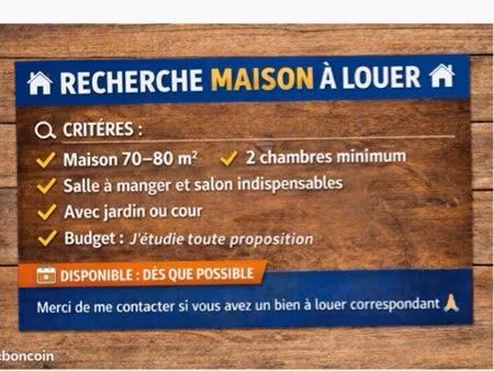 recherche maison ?