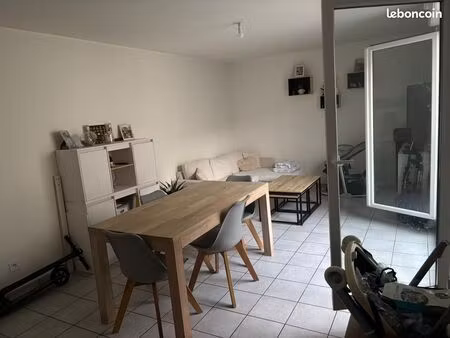 f2 résidence privé sécurisé avec place de parking  vendu loué  idéal investisseur