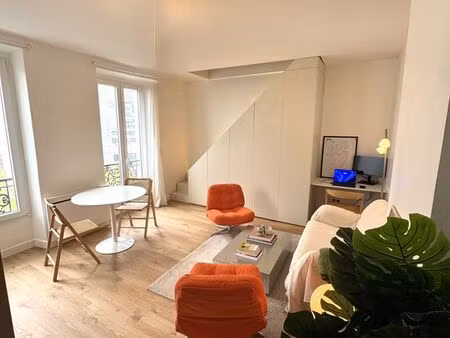 paris rive gauche – rue du chevaleret – duplex dernier étage – entièrement rénové