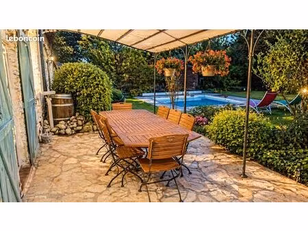 longère rénovée avec piscine et appartement indépendant – à 1h de paris