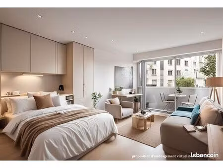 studio 1 pièce 37 m²